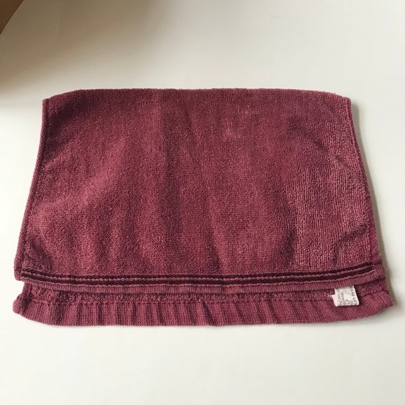 Vintage Oriole Bird Tea Towel Embroidered Hand Kitchen Bath Yellow Burgundy - Picture 7 of 14